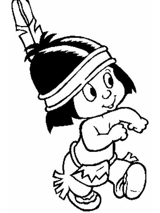 cultura indigena desenhos para colorir