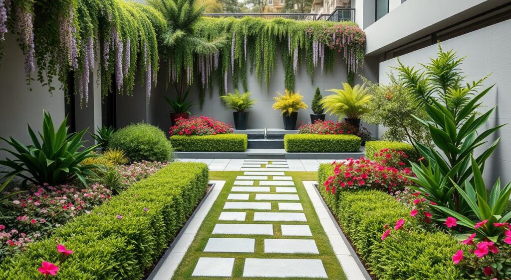 5 ideias de títulos:
1. Transforme seu quintal: Guia completo para um jardim externo deslumbrante.
2. Plantas resistentes e dicas de decoração para um jardim externo perfeito.
3. Jardim econômico: Como criar um oásis verde sem gastar muito.
4. Soluções inteligentes para jardins pequenos: Maximizando o espaço com verde.
5. Paisagismo sustentável: Dicas de DIY e reciclagem para seu jardim.