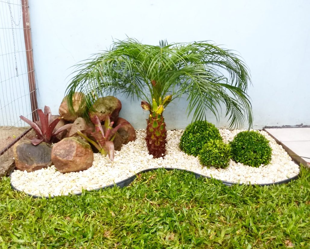 jardim de entrada barato