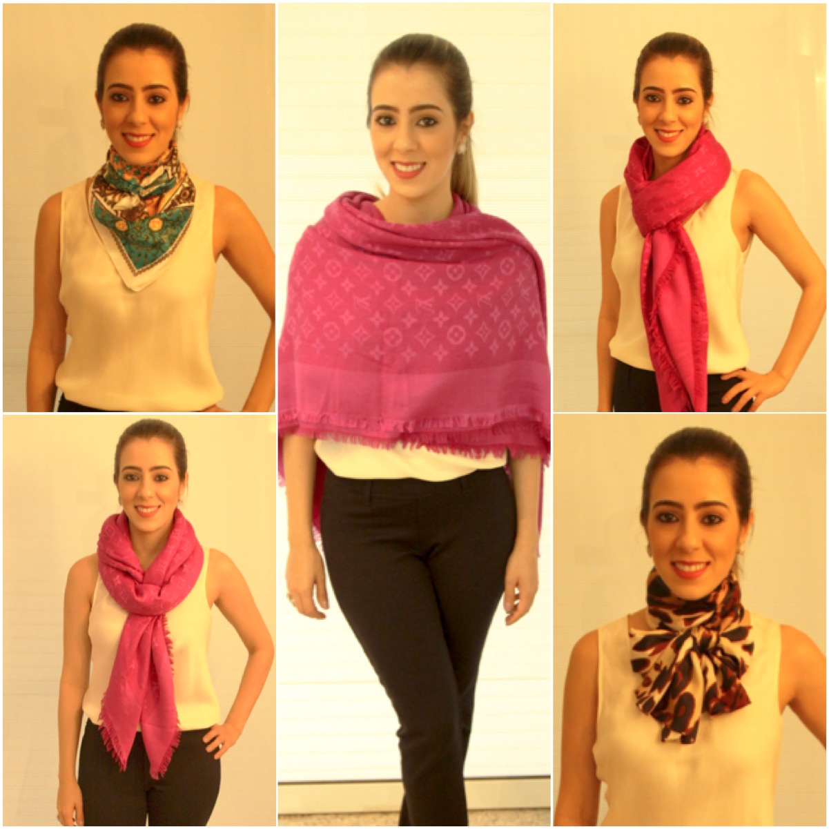 Lenço de seda vs. lenço de algodão: Qual usar e como cuidar