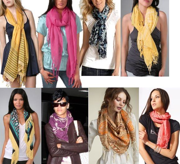 Inspirações de looks com lenço para o verão e inverno