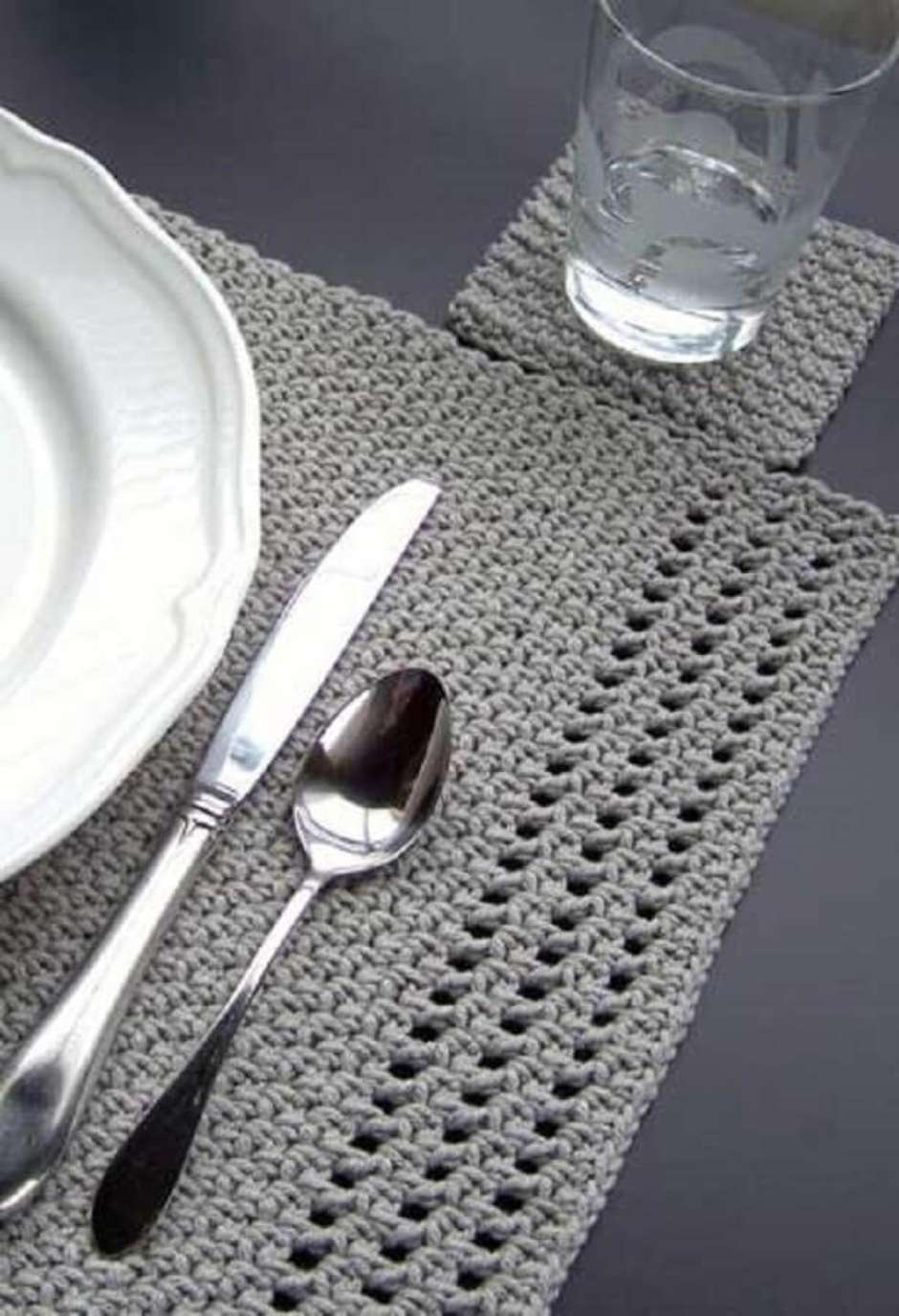 jogo americano de crochê passo a passo