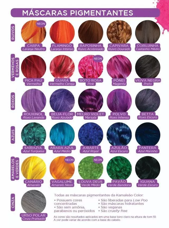 manutenção cor cabelo kamaleão color