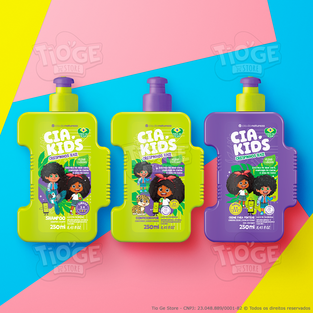 kit shampoo e condicionador para cabelos cacheados uso diário