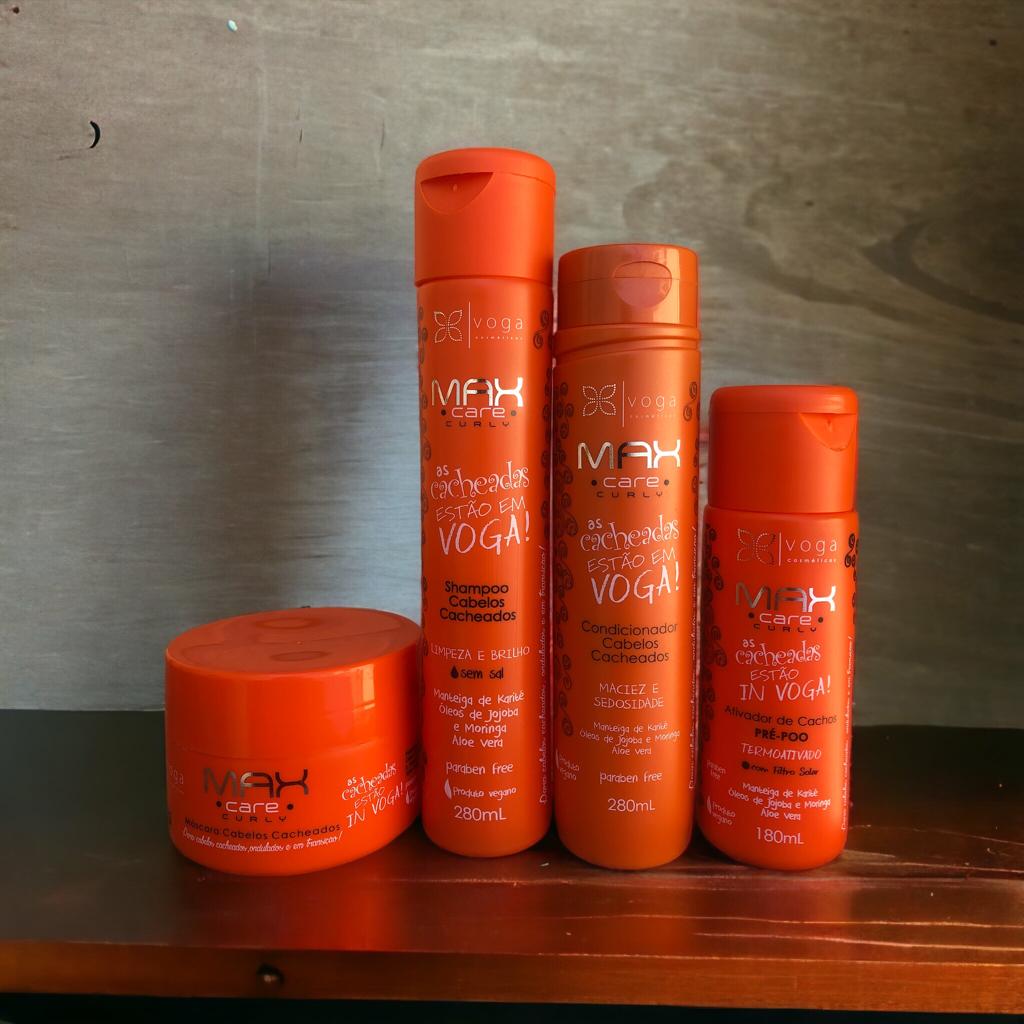 kit shampoo e condicionador para cabelos cacheados low poo