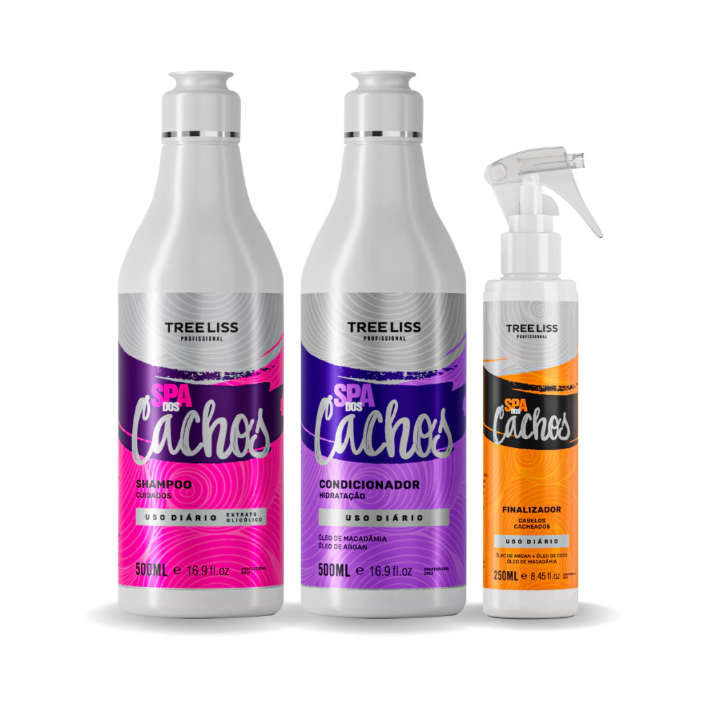 kit shampoo e condicionador para cabelos cacheados hidratação profunda
