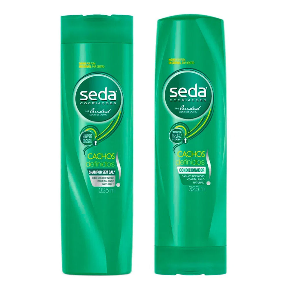 kit shampoo e condicionador para cabelos cacheados vegano
