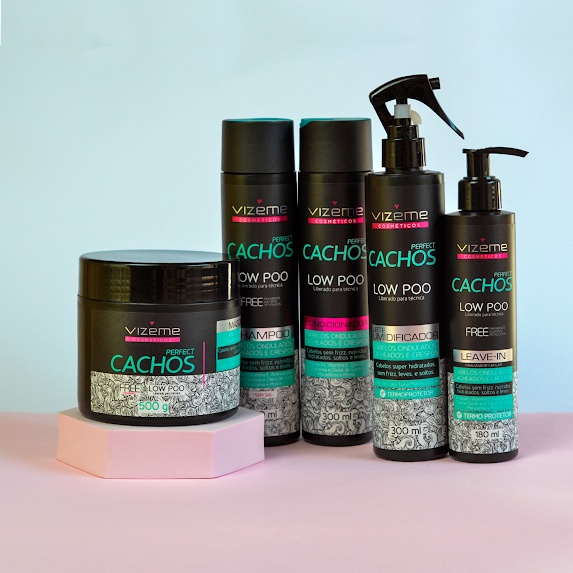 kit shampoo e condicionador para cabelos cacheados profissional