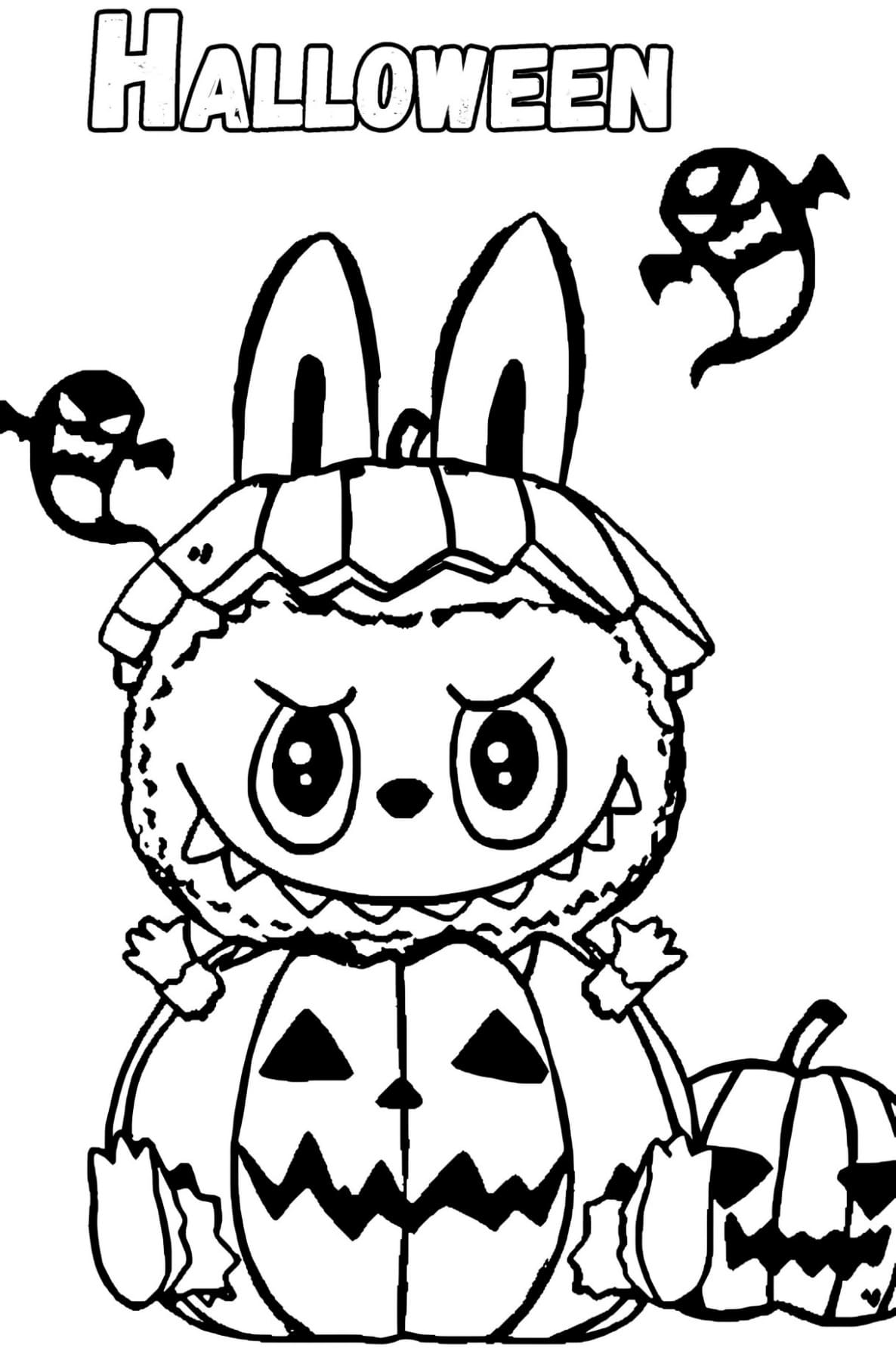 desenho do Labubu para pintar