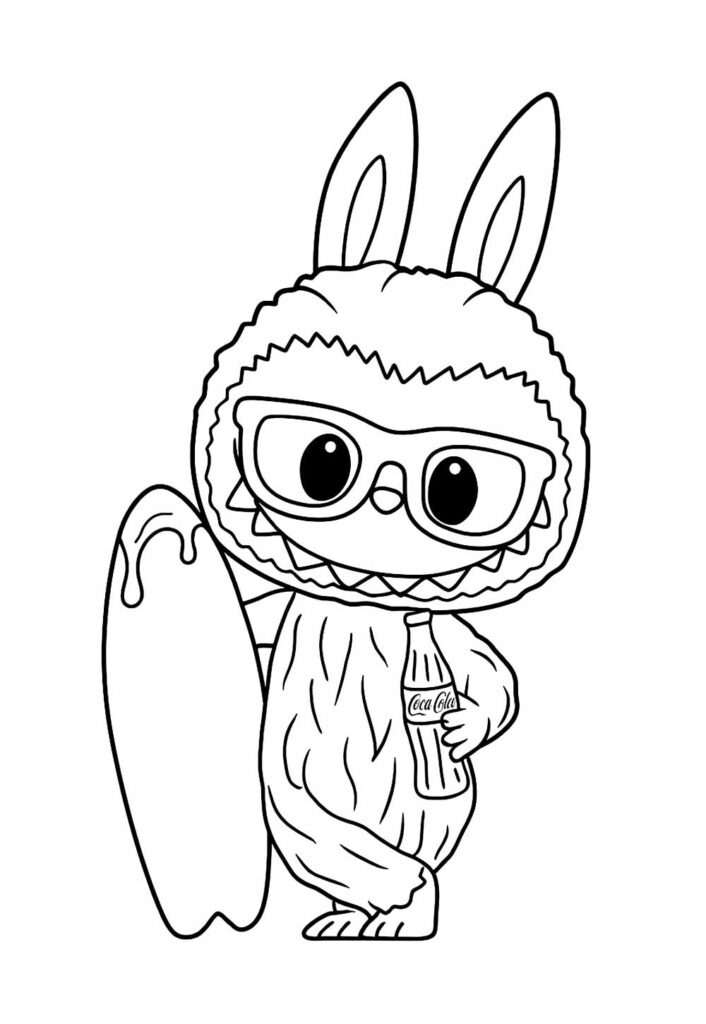 jogos de colorir Labubu