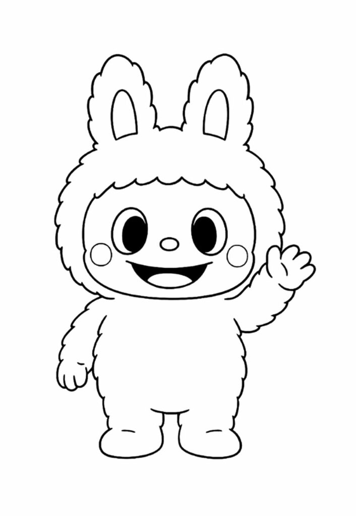 Labubu coloring pages