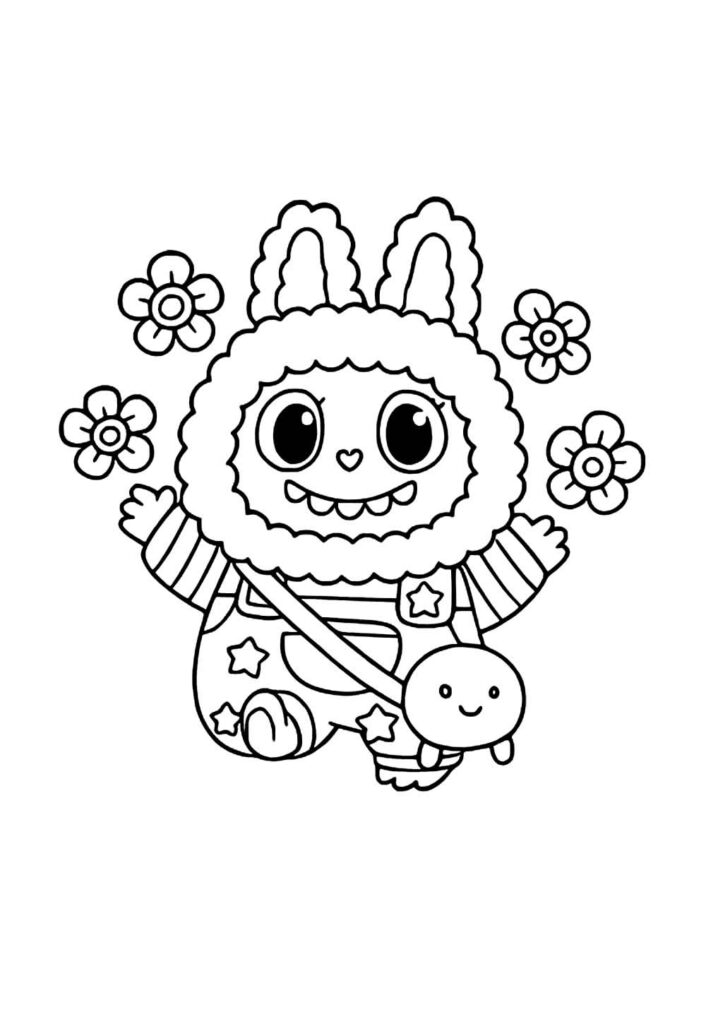 jogos de colorir Labubu