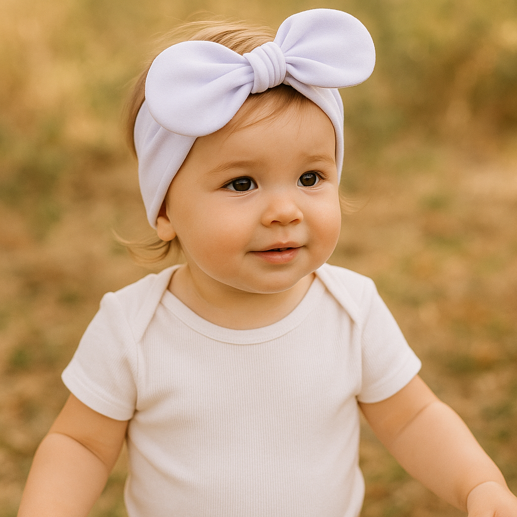 laços de cabelo para bebês