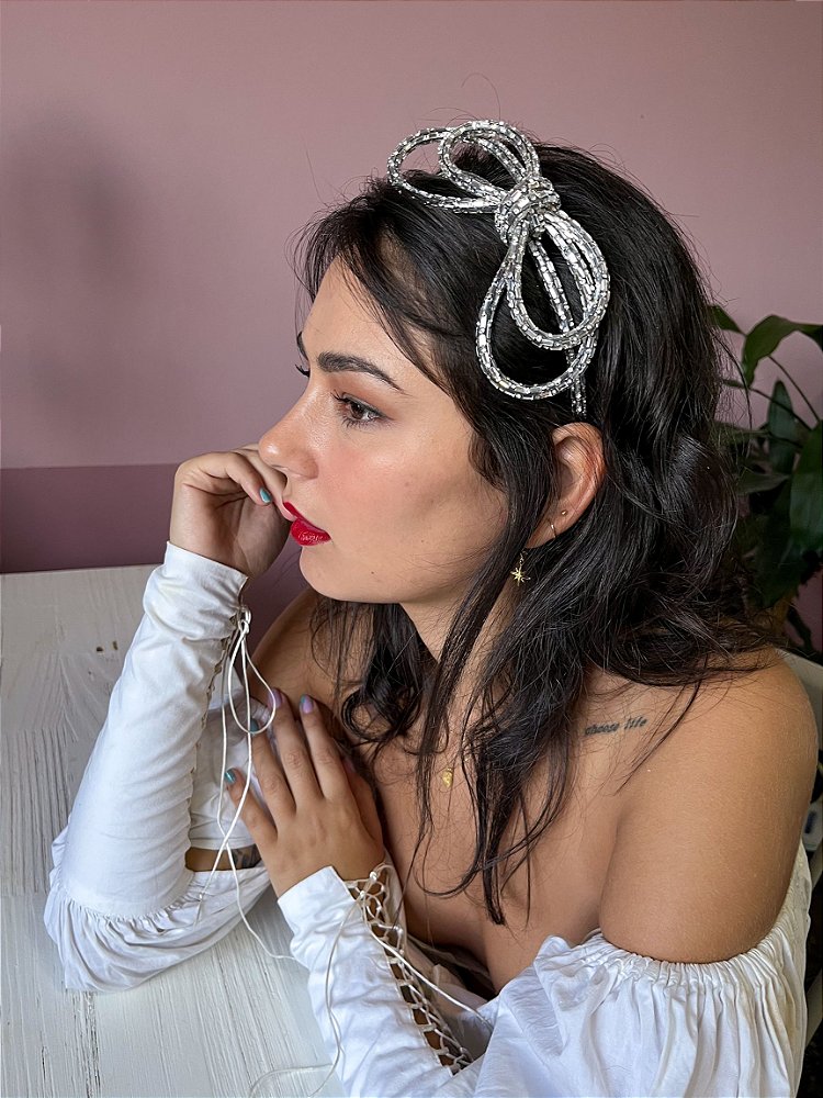 laços de cabelo para festas