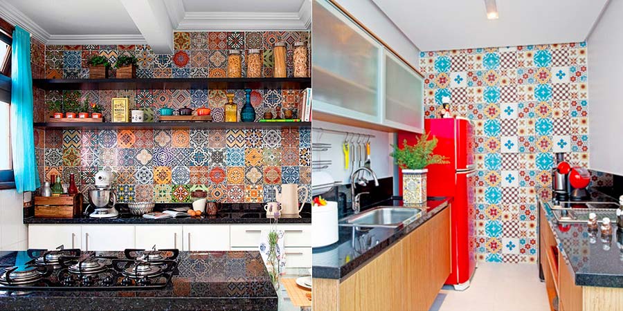 ladrilho hidráulico cozinha
