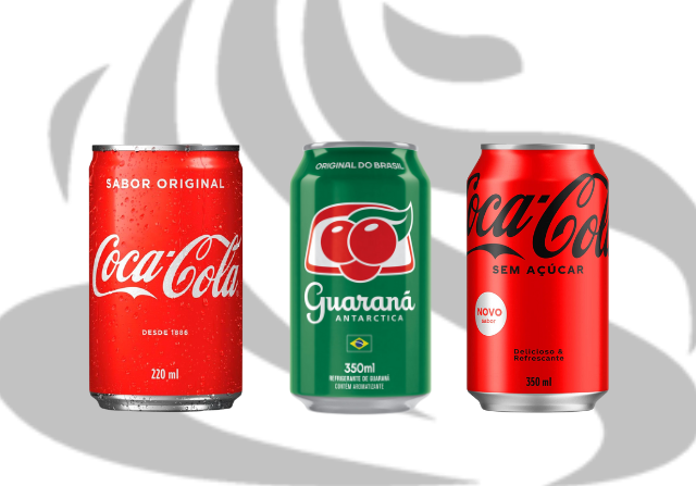 latas de refrigerantes