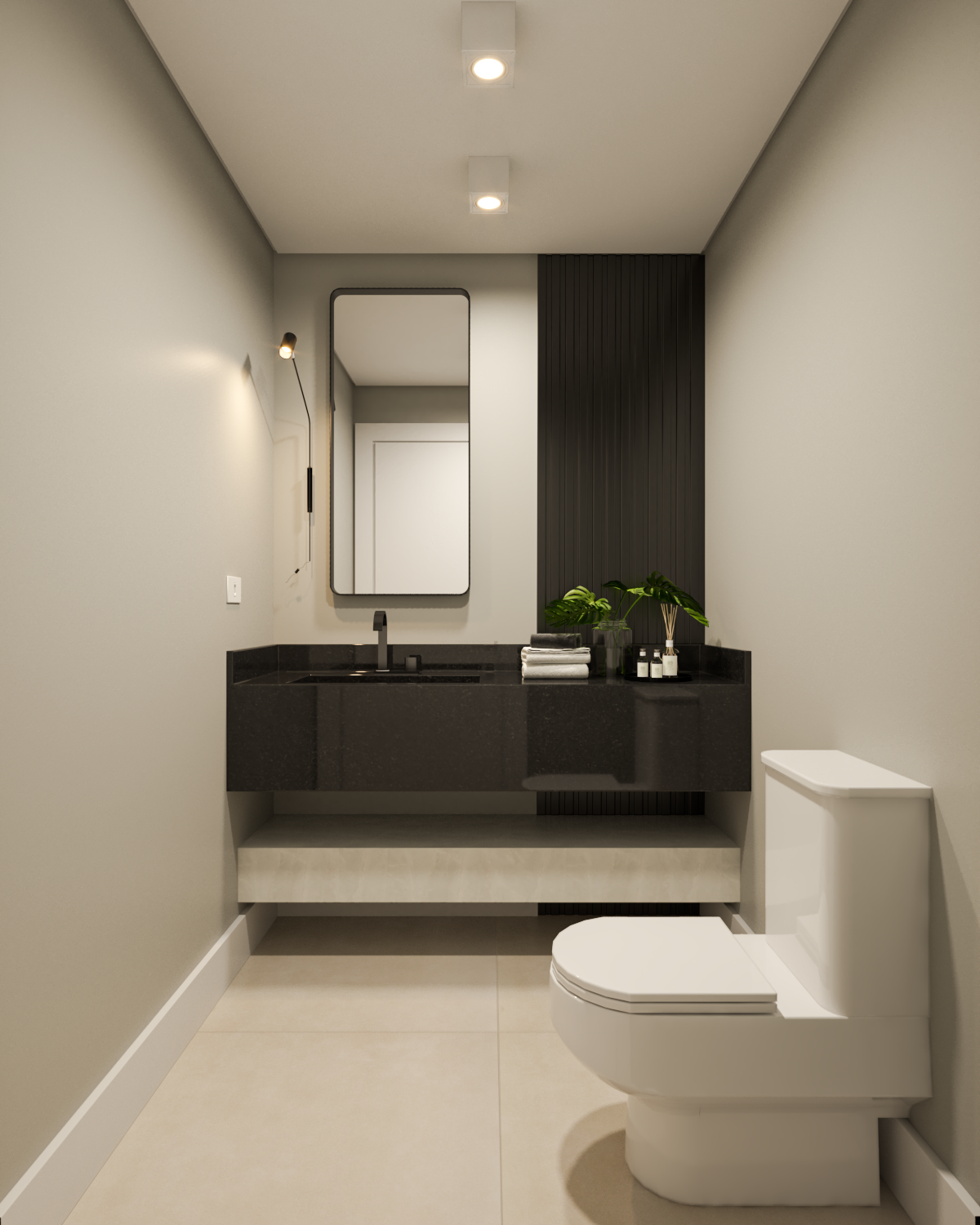 lavabo com cuba esculpida