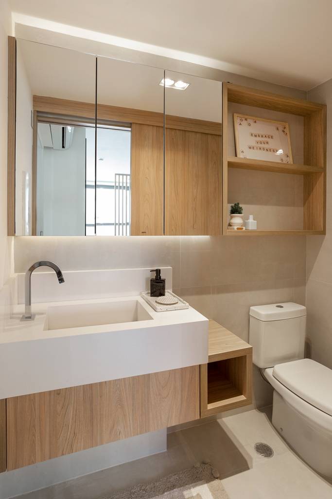 lavabo com cuba esculpida