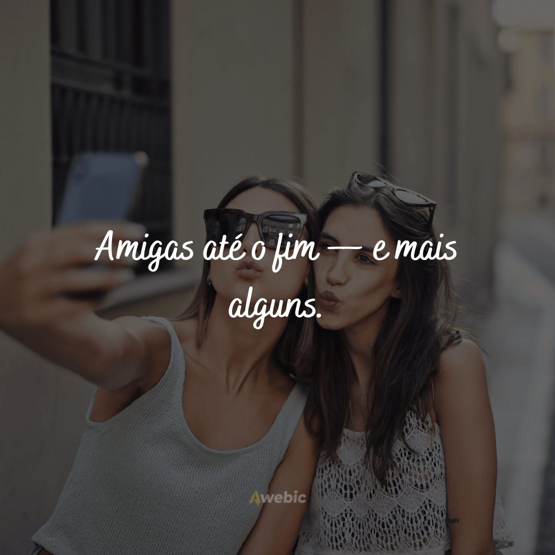 legenda engraçada para dupla