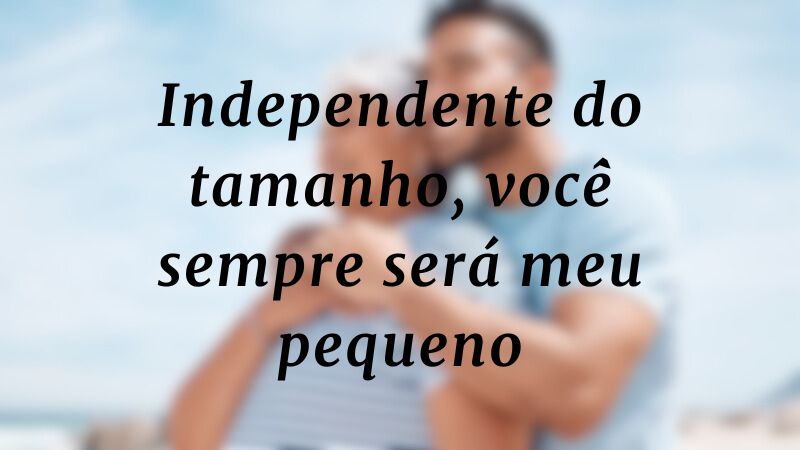 frase para foto de bebê