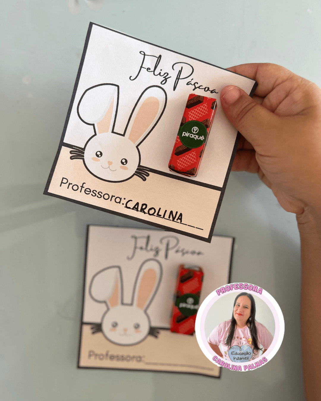 lembrancinha de páscoa reciclada