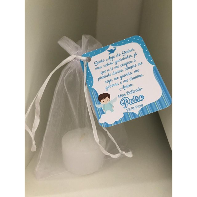 lembrancinha batizado vela