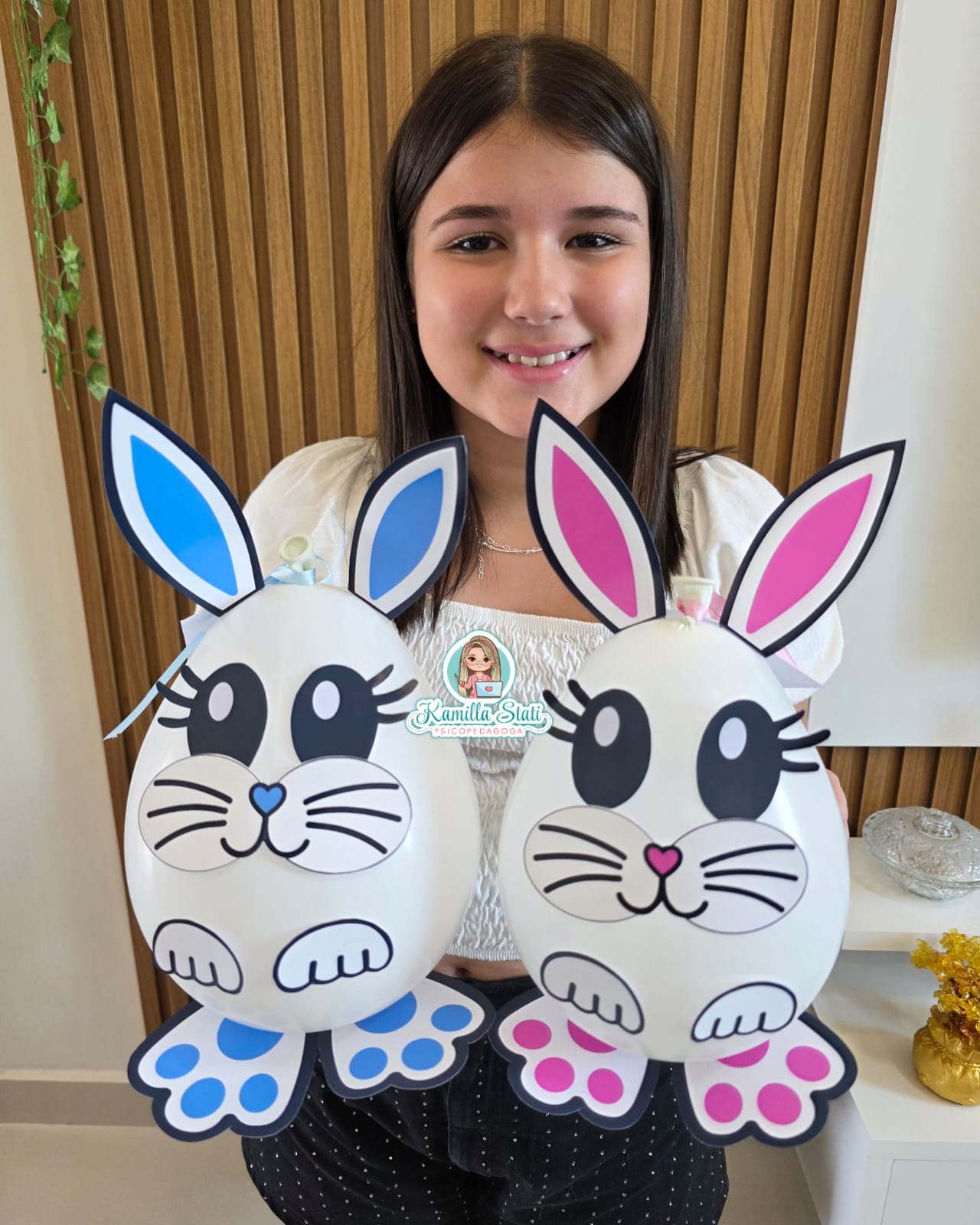 Como fazer coelhinhos de feltro para Páscoa