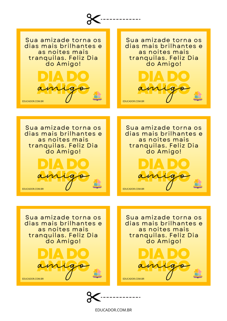 lembrancinha dia do amigo para escolas