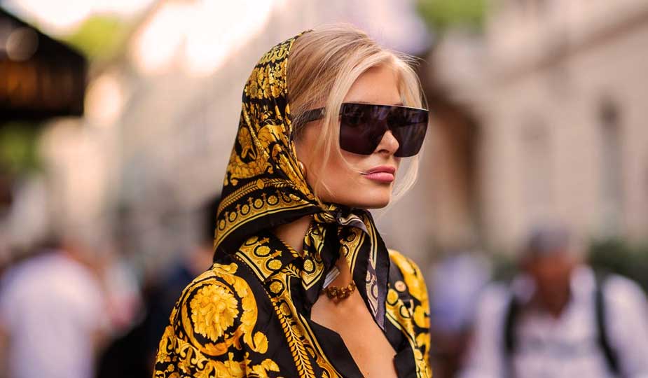 ideias penteados lenço cabelo feminino