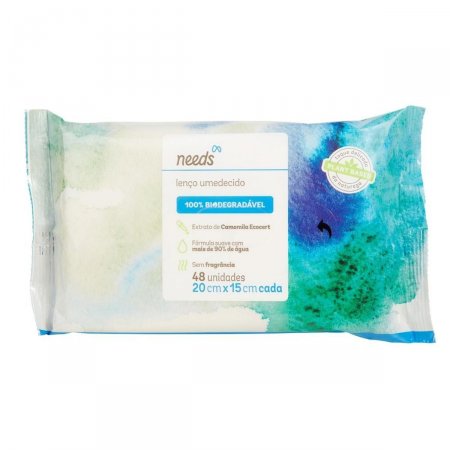 lenço umedecido needs