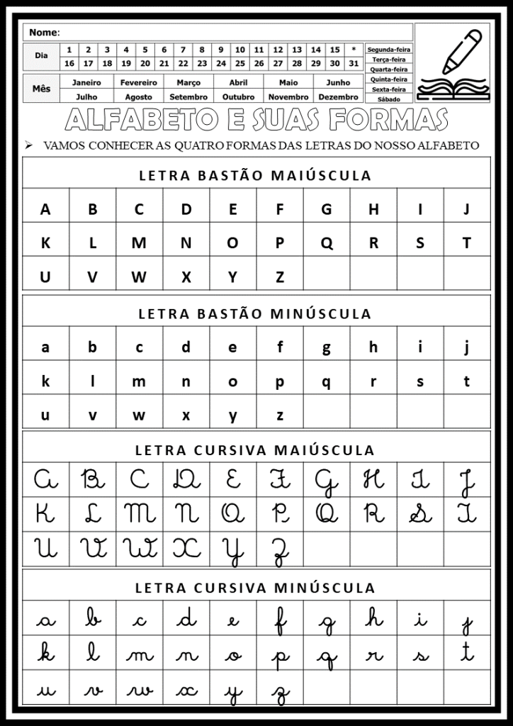 letra alfabeto para imprimir