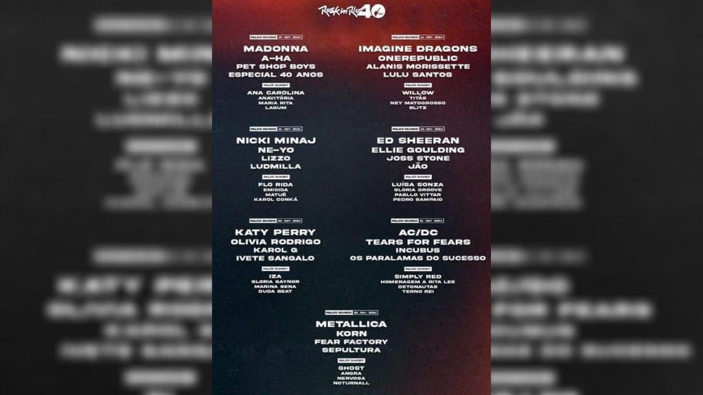 line up rock in rio