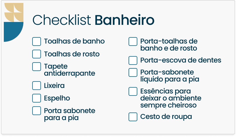 lista de presentes banheiro