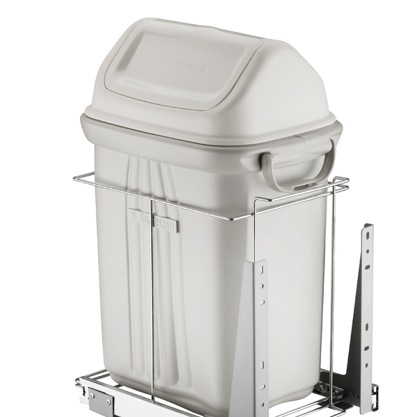 lixeira embutida no armário da cozinha