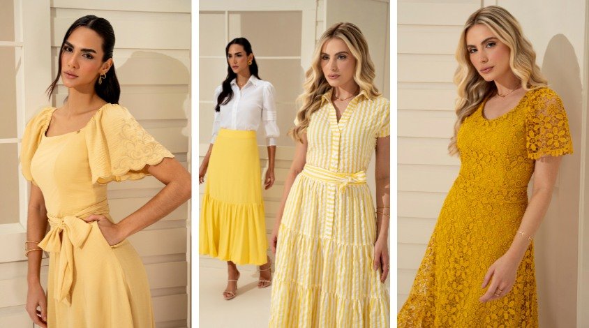 5 ideias de títulos para posts sobre looks amarelos:
1. Amarelo Manteiga: A Cor Que Vai Dominar Seus Looks em 2025/2026
2. Como Combinar Amarelo: Dicas Infalíveis para um Visual Moderno
3. Do Casual ao Elegante: 5 Maneiras de Usar Amarelo no Dia a Dia
4. O Poder do Amarelo: Looks que Transmitem Otimismo e Alegria
5. Tendências de Cores: Explorando o Amarelo em Diferentes Ocasiões