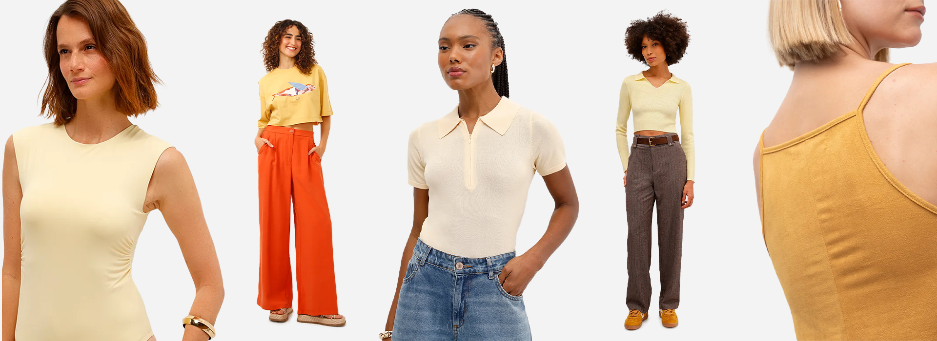 5 ideias de títulos para posts sobre looks amarelos:
1. Amarelo Manteiga: A Cor Que Vai Dominar Seus Looks em 2025/2026
2. Como Combinar Amarelo: Dicas Infalíveis para um Visual Moderno
3. Do Casual ao Elegante: 5 Maneiras de Usar Amarelo no Dia a Dia
4. O Poder do Amarelo: Looks que Transmitem Otimismo e Alegria
5. Tendências de Cores: Explorando o Amarelo em Diferentes Ocasiões