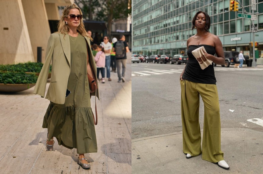 look calça verde oliva