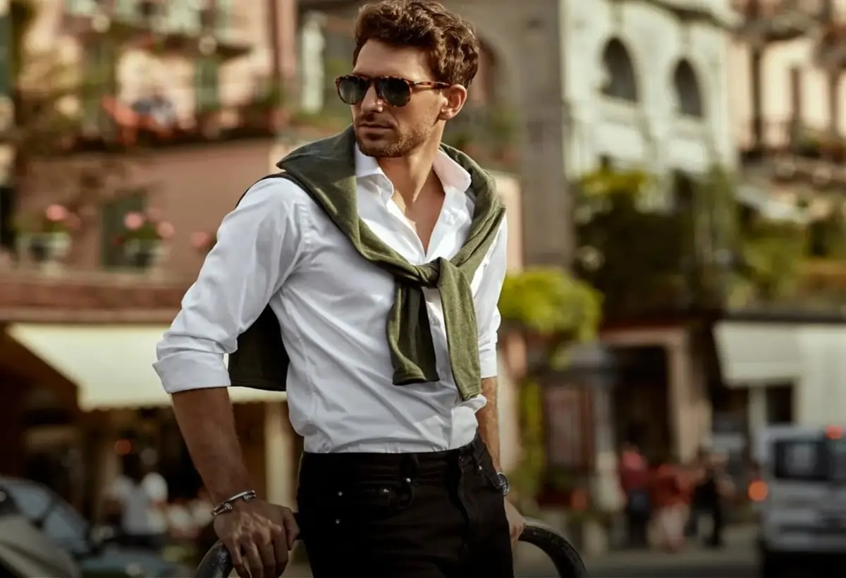 look casual masculino calor