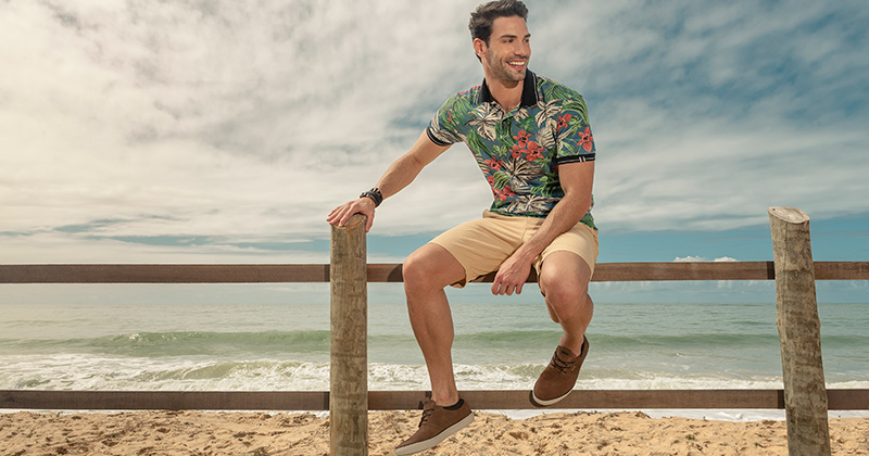 visual masculino despojado