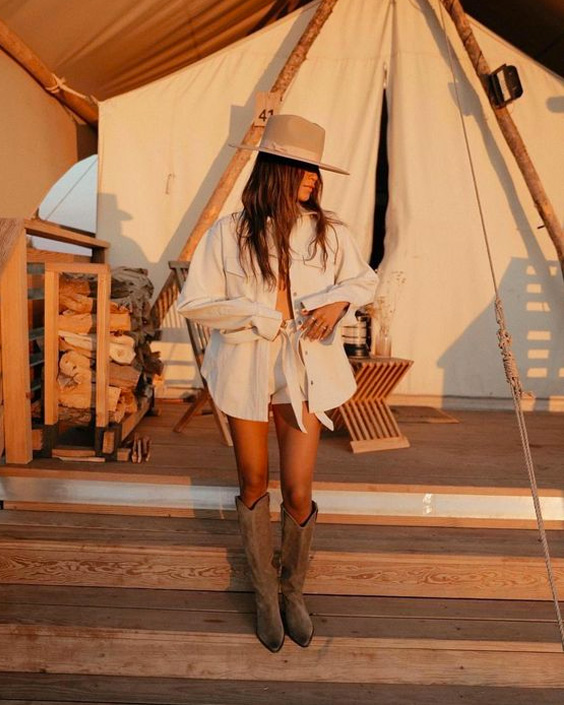 look com bota western