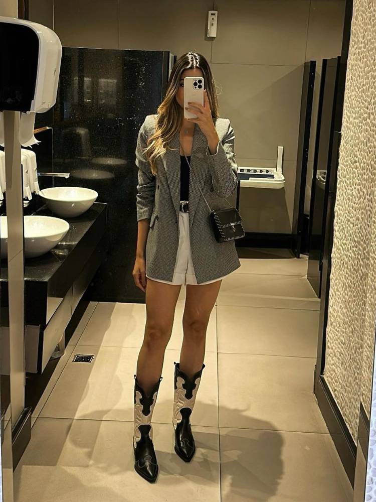 look com bota western