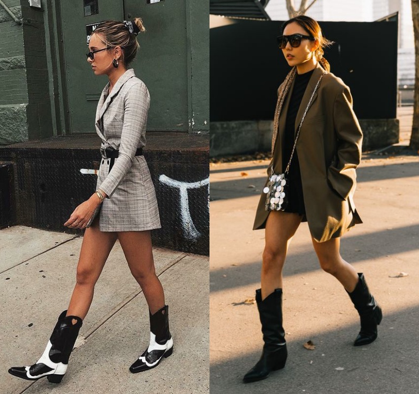 look com bota western