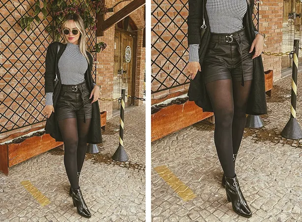 look com meia calça