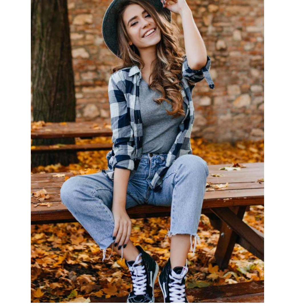 look festa junina feminino com calça jeans