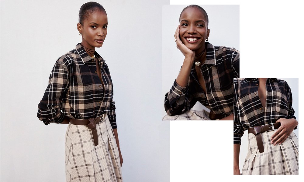 5 ideias de títulos para posts correlacionados: 1. Como customizar sua calça jeans para a Festa Junina com apliques de chita. 2. Guia completo de acessórios country: do chapéu de palha às botas western. 3. Camisa xadrez além do básico: 3 formas criativas de usar no Arraiá. 4. Modelagens de calça jeans ideais para cada estilo de Festa Junina. 5. Maquiagem e penteados que combinam com looks jeans no São João.