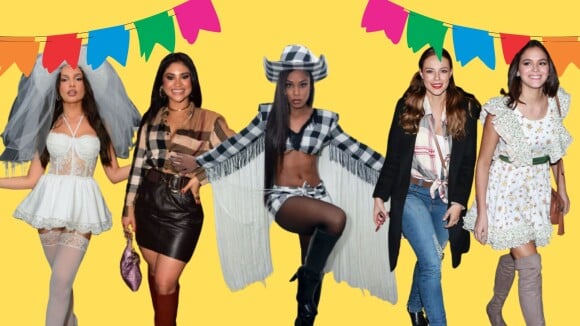 5 ideias de títulos para posts correlacionados: 1. Como customizar sua calça jeans para a Festa Junina com apliques de chita. 2. Guia completo de acessórios country: do chapéu de palha às botas western. 3. Camisa xadrez além do básico: 3 formas criativas de usar no Arraiá. 4. Modelagens de calça jeans ideais para cada estilo de Festa Junina. 5. Maquiagem e penteados que combinam com looks jeans no São João.