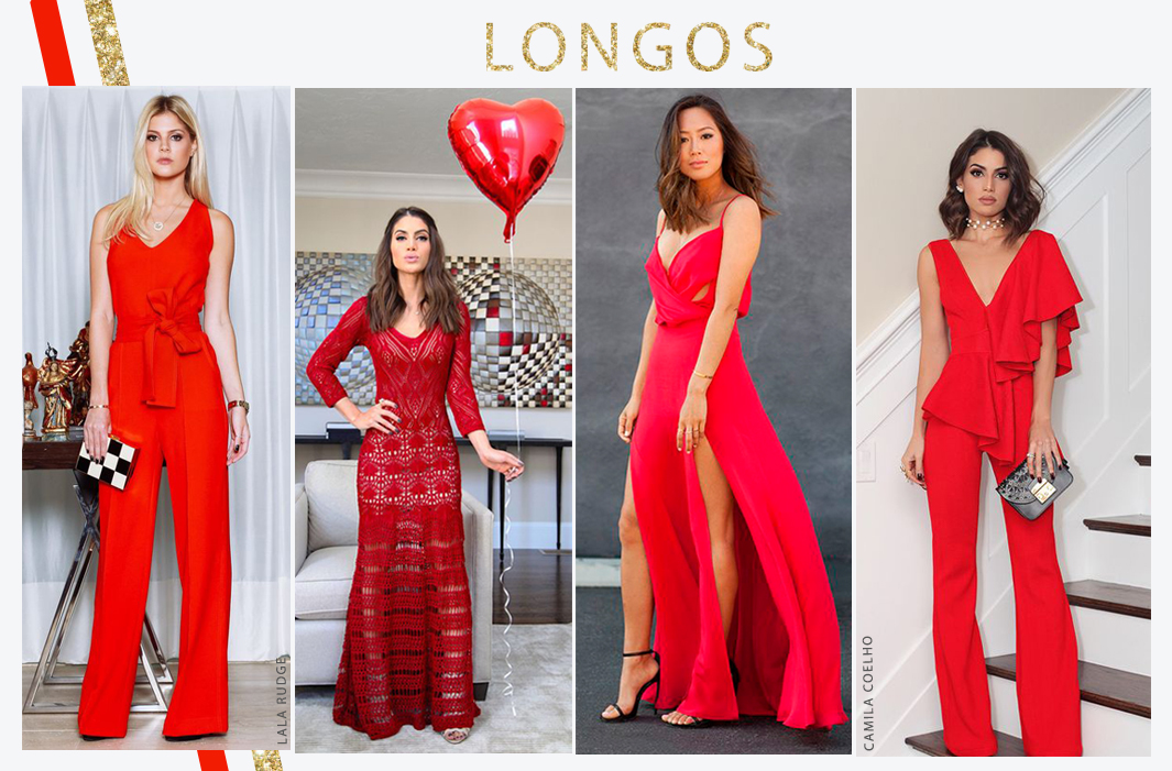 look roupa vermelha