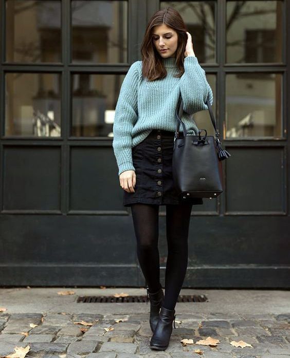 looks com meia calça