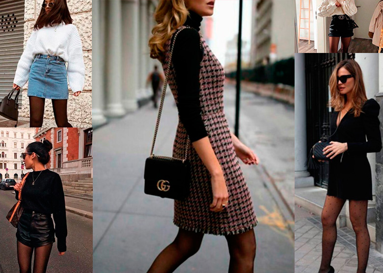 looks com meia calça