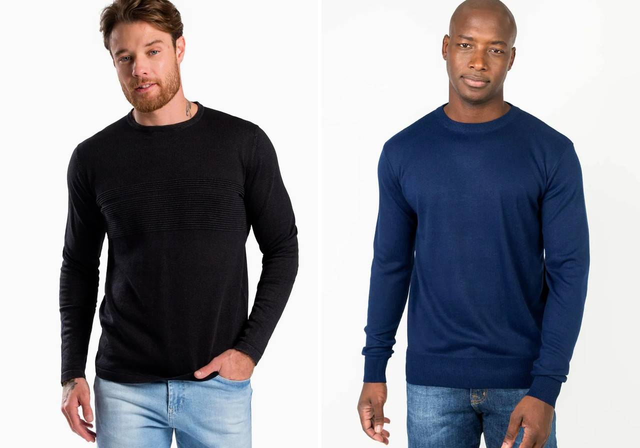 melhores suéteres masculinos para o inverno 2024